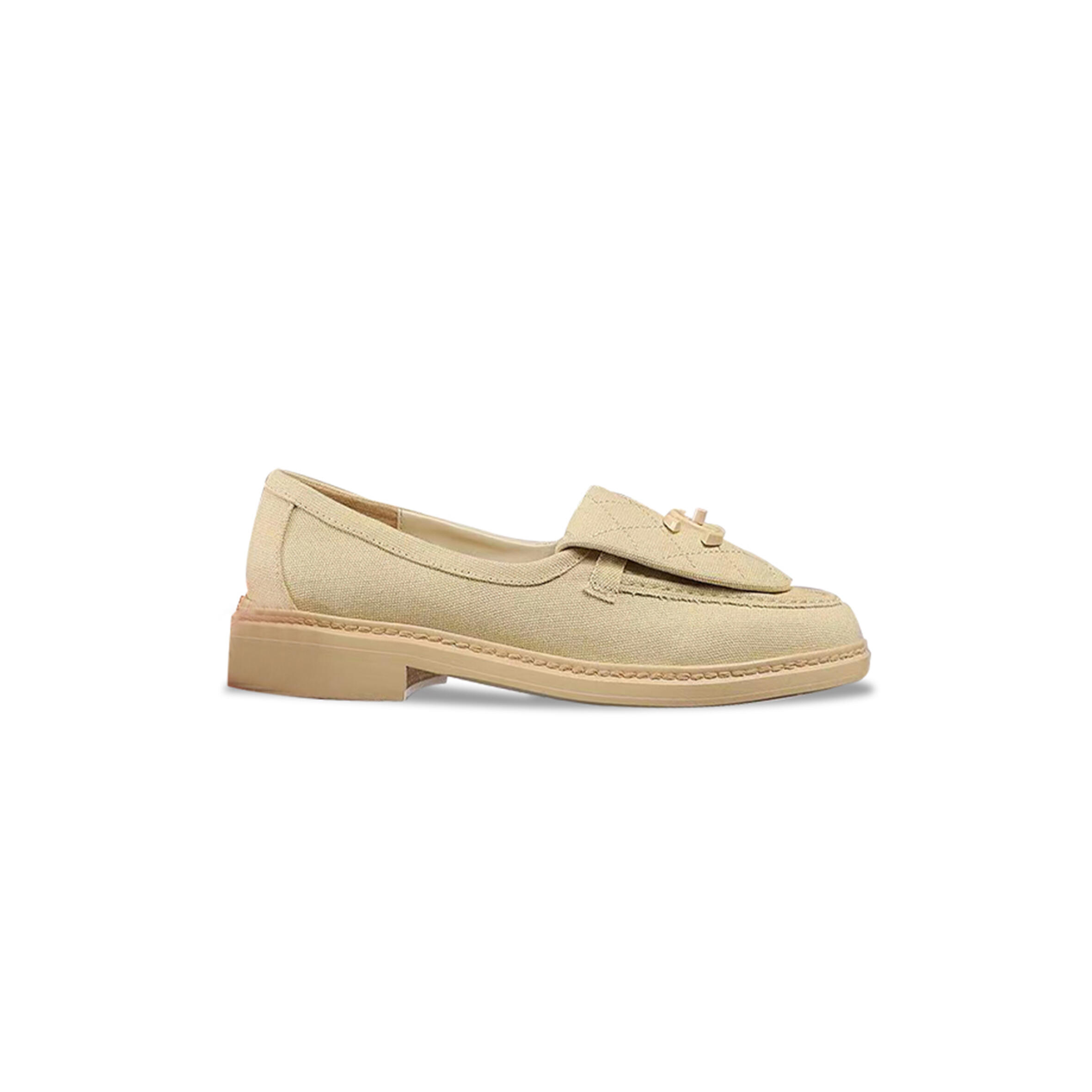 Ch**el quilted leather cc turnlock loafers